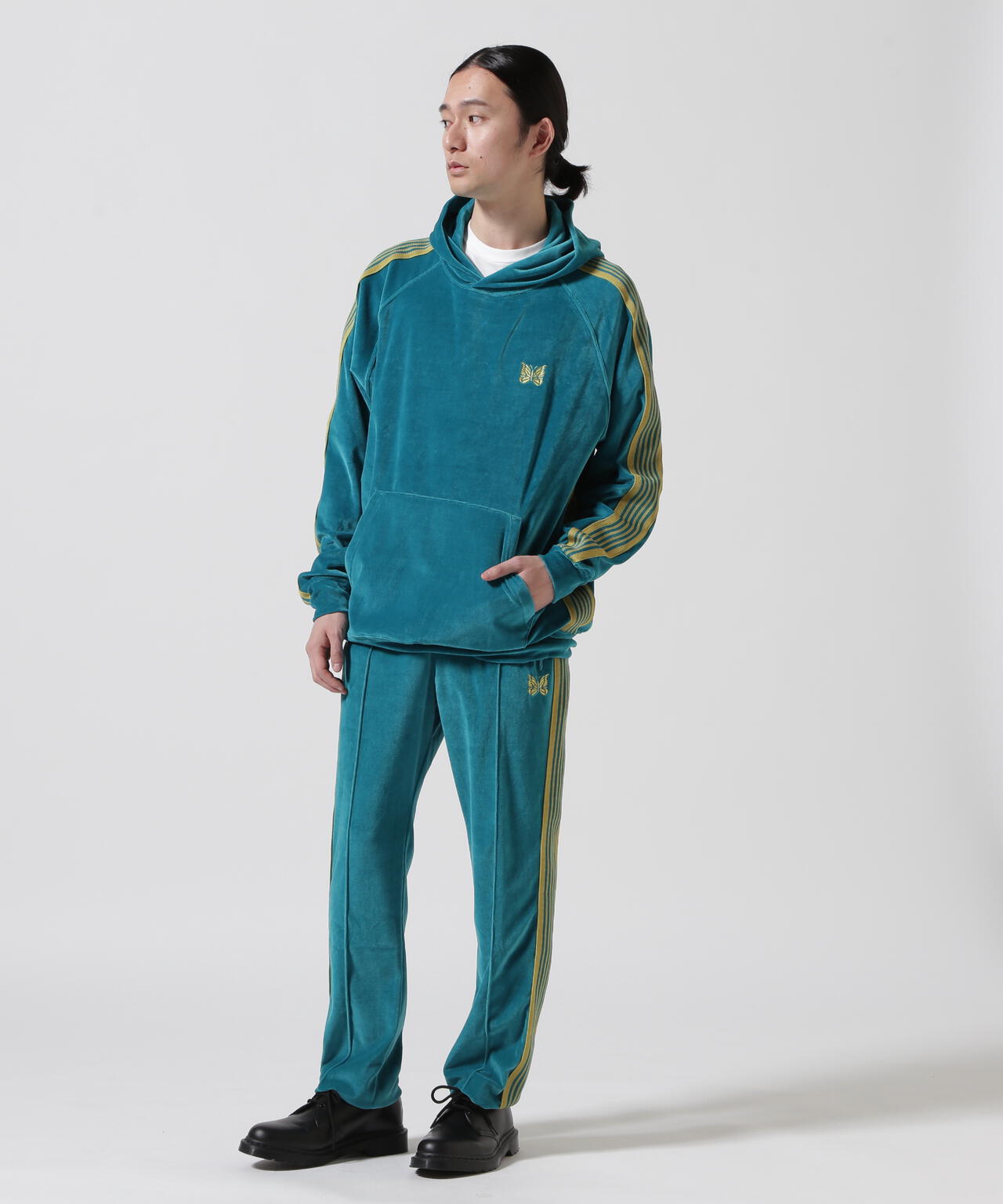 Needles/ニードルズ TRACK HOODY - C/PE VELOUR