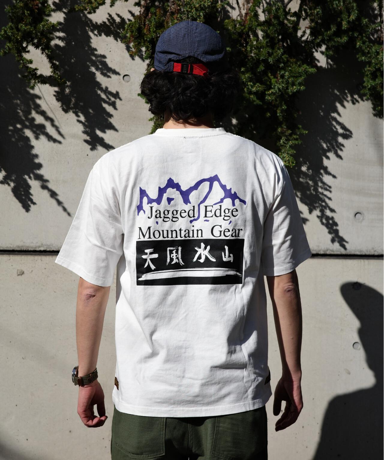 Jagged Edge Mountain Gear/ジャギッドエッジマウンテンギア ”天風水山” PRINT S/S TEE
