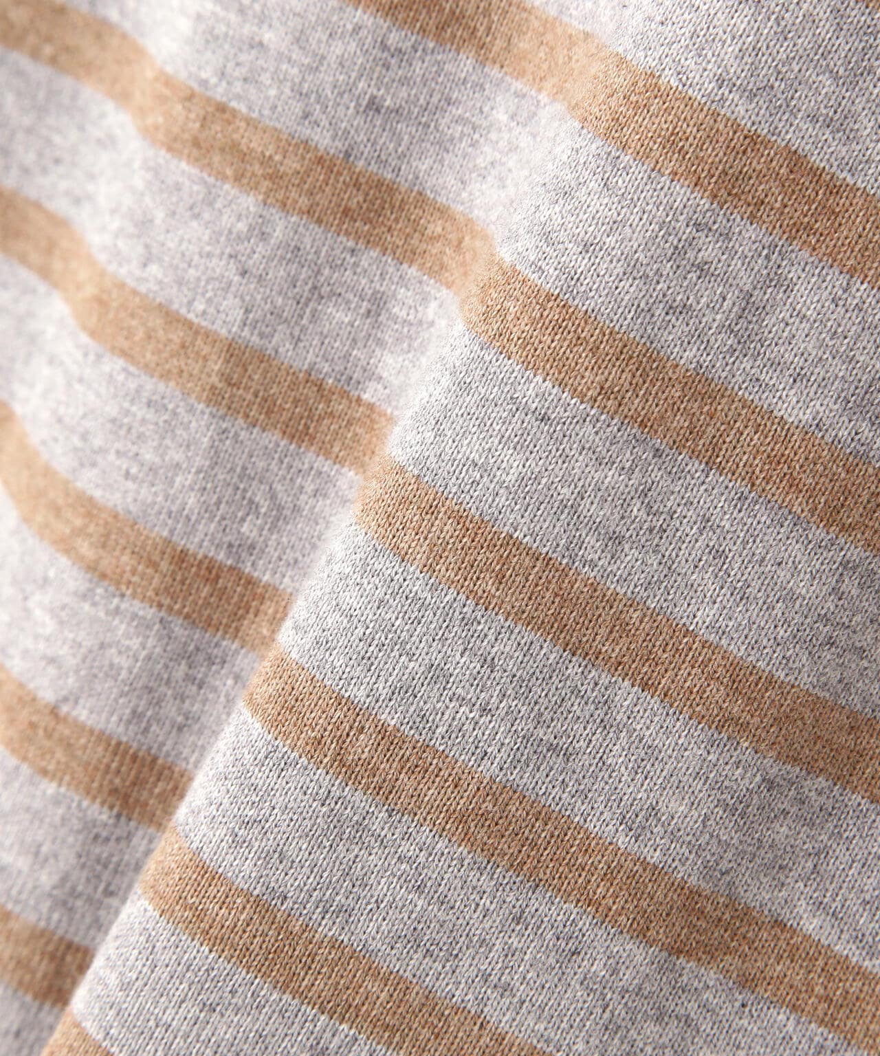 SOGLIA/ソリア OPEN END BORDER TEE リンガーボーダーT