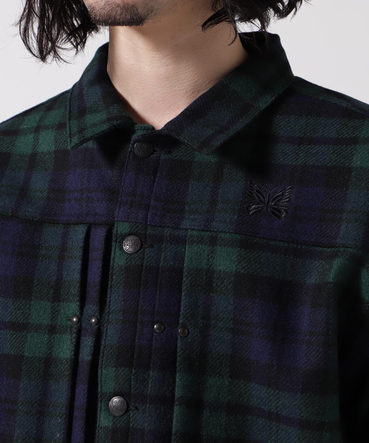 Needles/ニードルズ 別注MW Jean JK - Wool Tartan Plaid