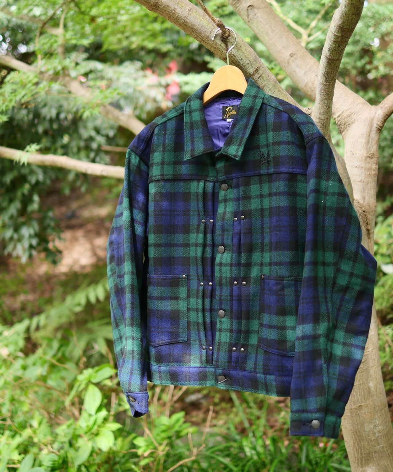 Needles/ニードルズ 別注MW Jean JK - Wool Tartan Plaid