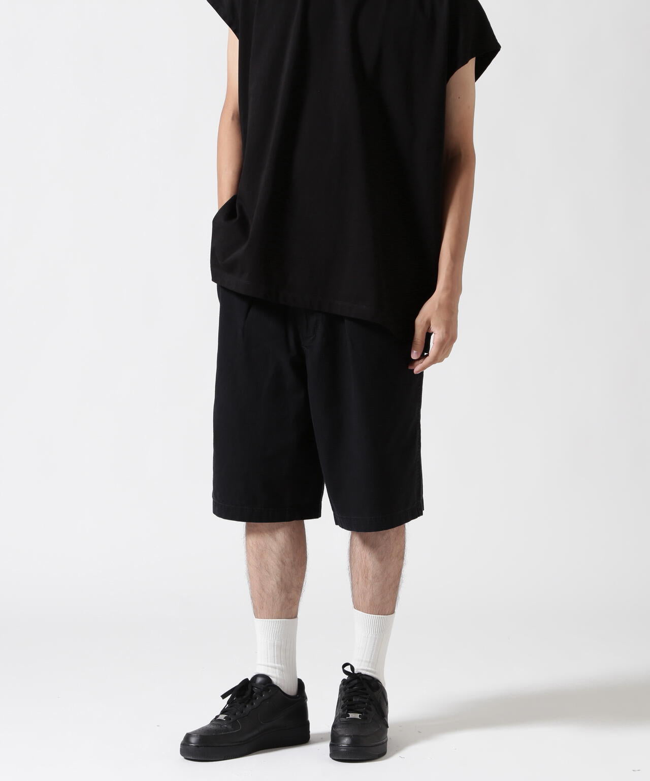 B omnivore/ビーオムニボー RIPSTOP BELT SHPORTS リップストップベルトショーツ