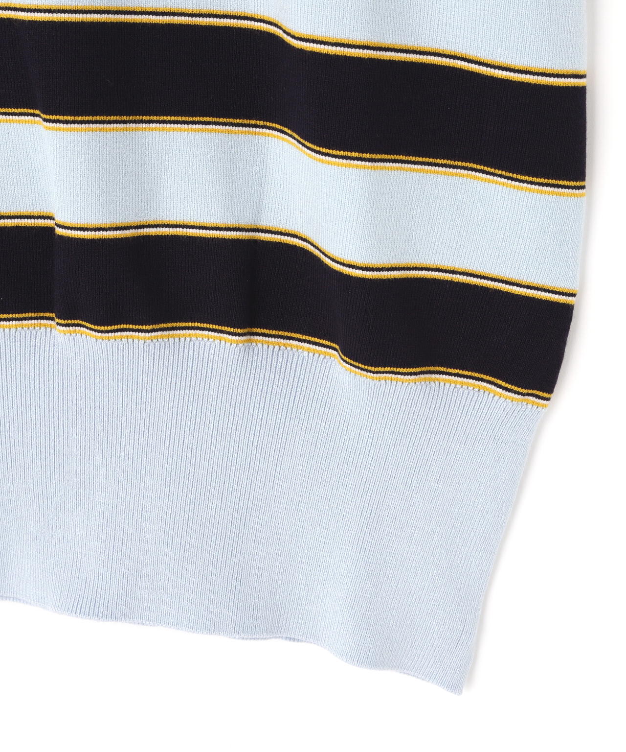 RHODOLIRION/ロドリリオン Frill Polo Sweater フリルポロセーター