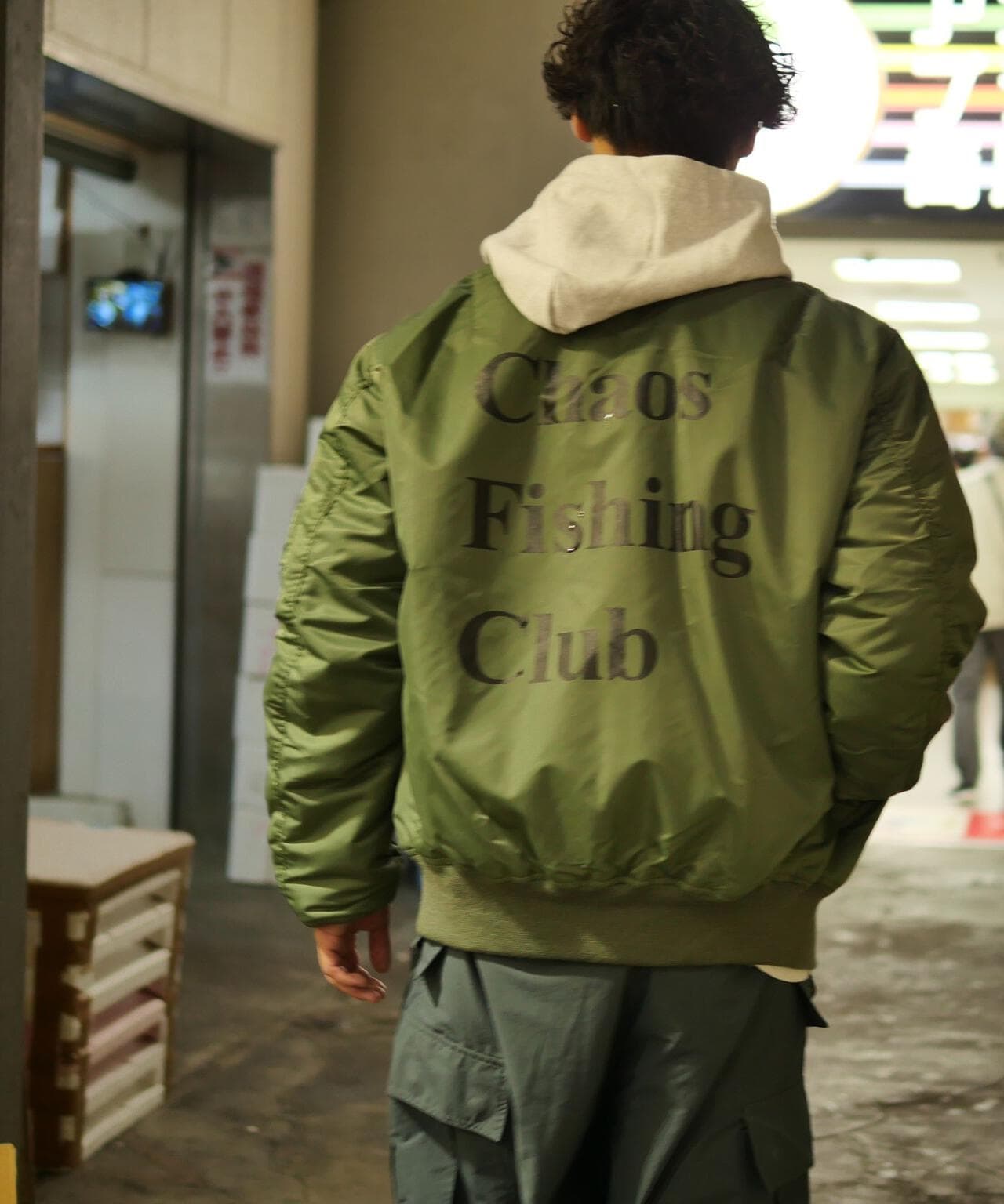 Chaos Fishing Club×AVIREX×BEAVER 別注MA-1 COMMERCIAL
