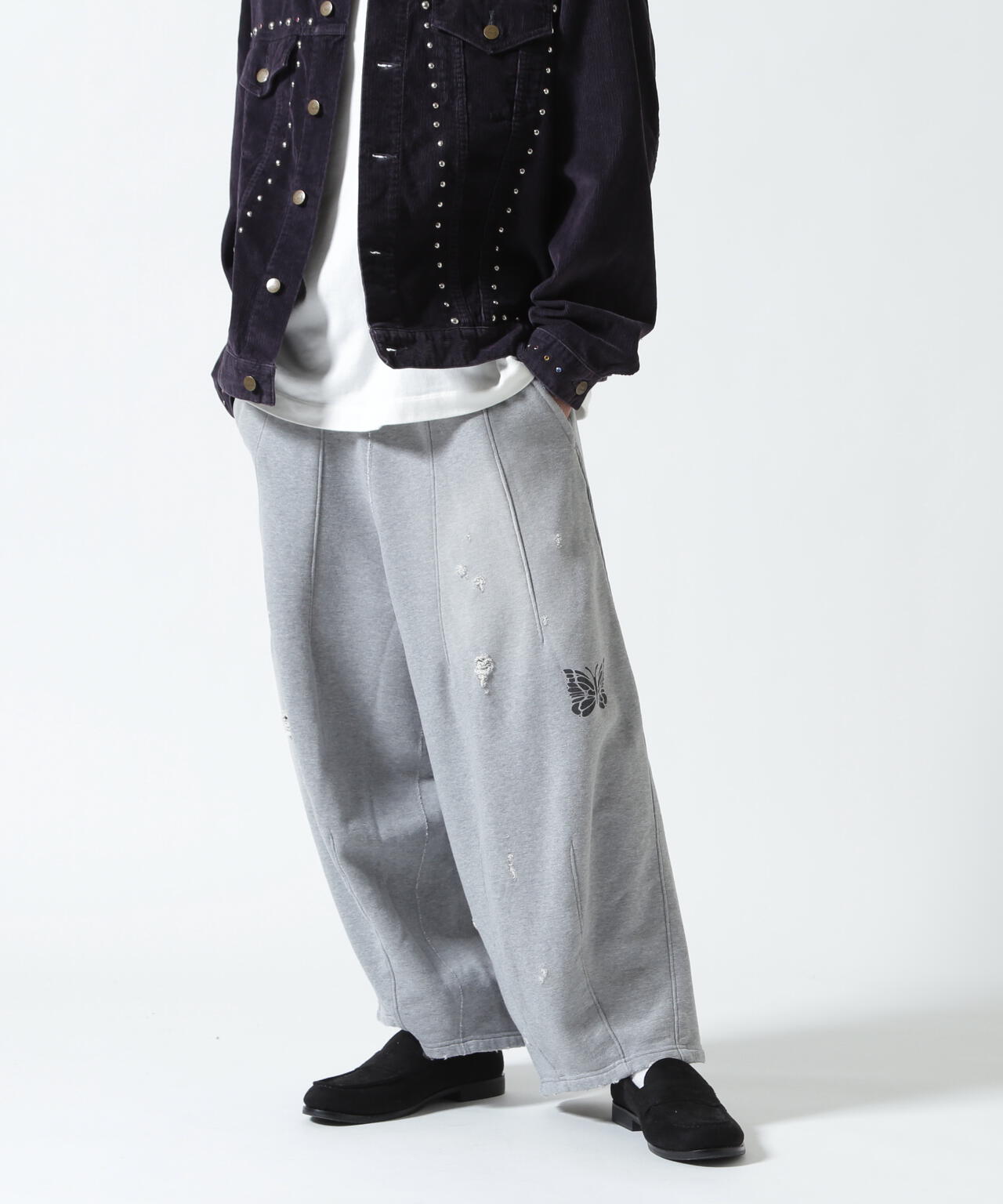 Needles/ニードルズ Deconstructed H.D. Sweat Pant - Cotton French Terry