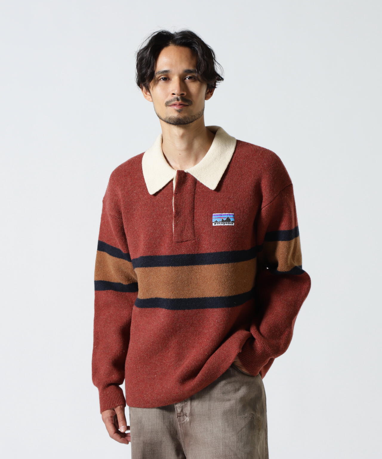 Patagonia/パタゴニア リサイクル・ウールブレンド・ラグビー・セーター