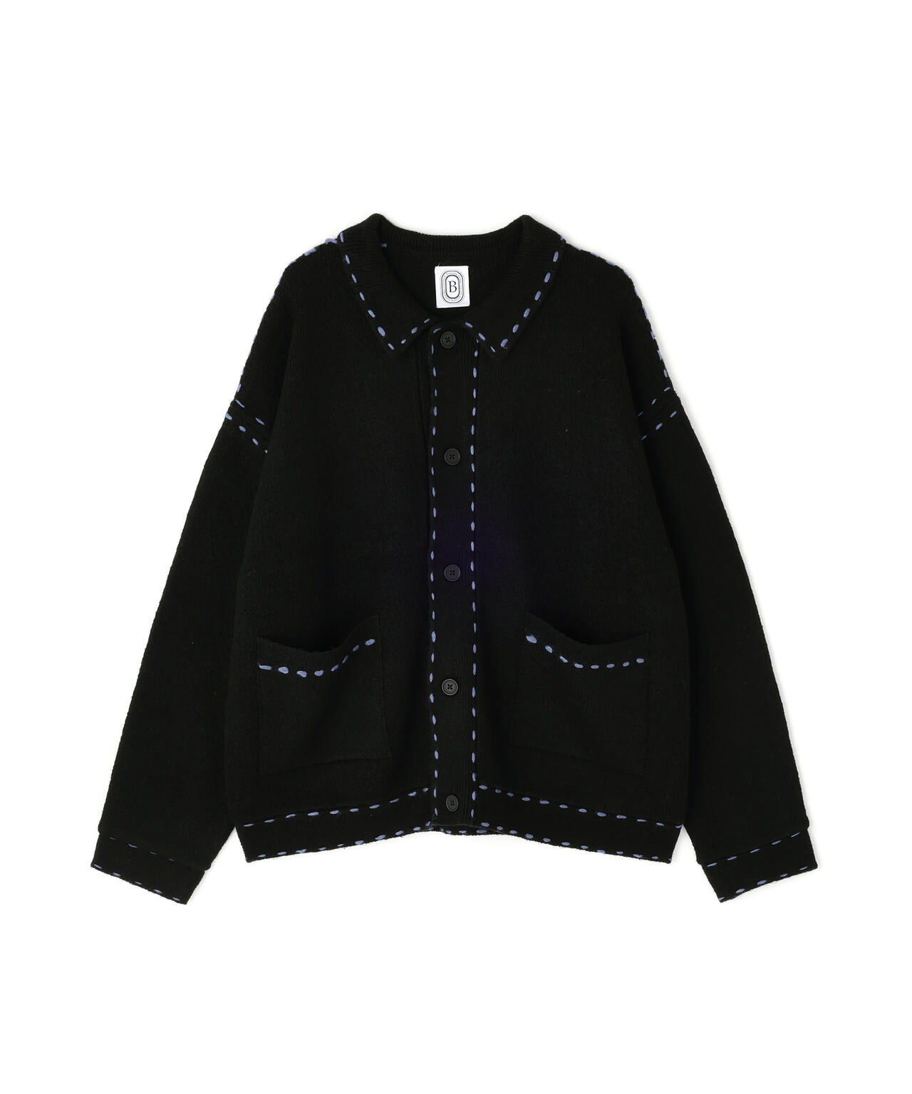 B omnivore/ビーオムニボー 起毛KNIT HAND JACKET