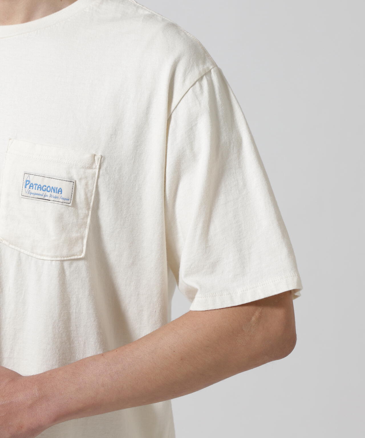Patagonia/パタゴニア メンズ・ウォーター・ピープル・オーガニック・ポケット・Tシャツ