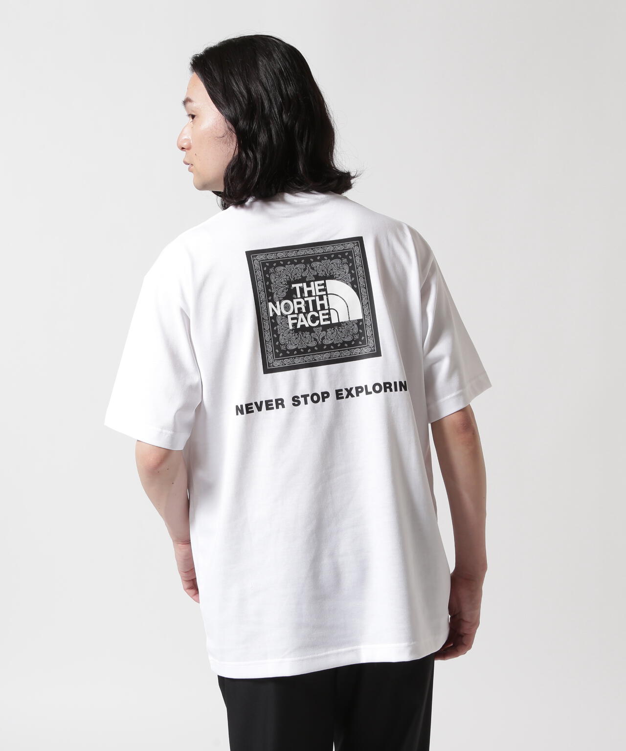 THE NORTH FACE S/S Bandana Square Logo Tee