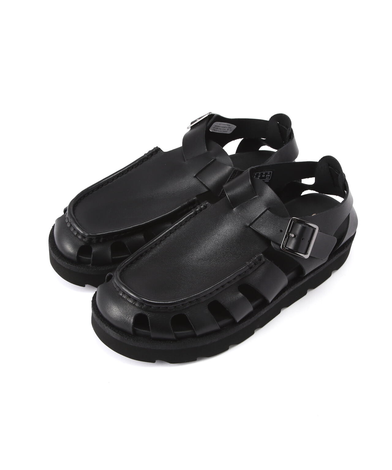 CLARKS/クラークス Meare Buckle メンズメアバックル (ブラックレザー)