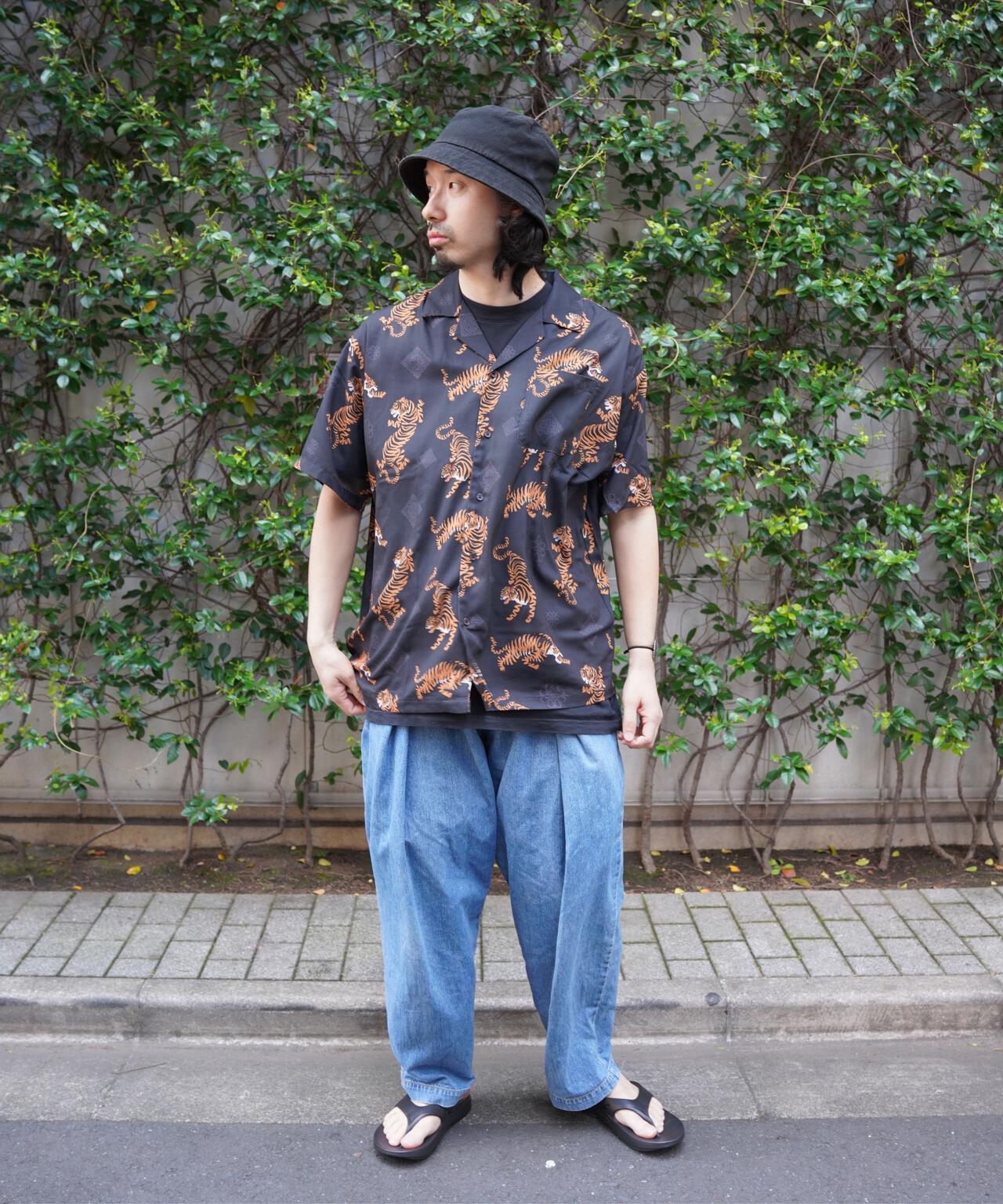 B omnivore/ビーオムニボー TIGER S/S SHIRT