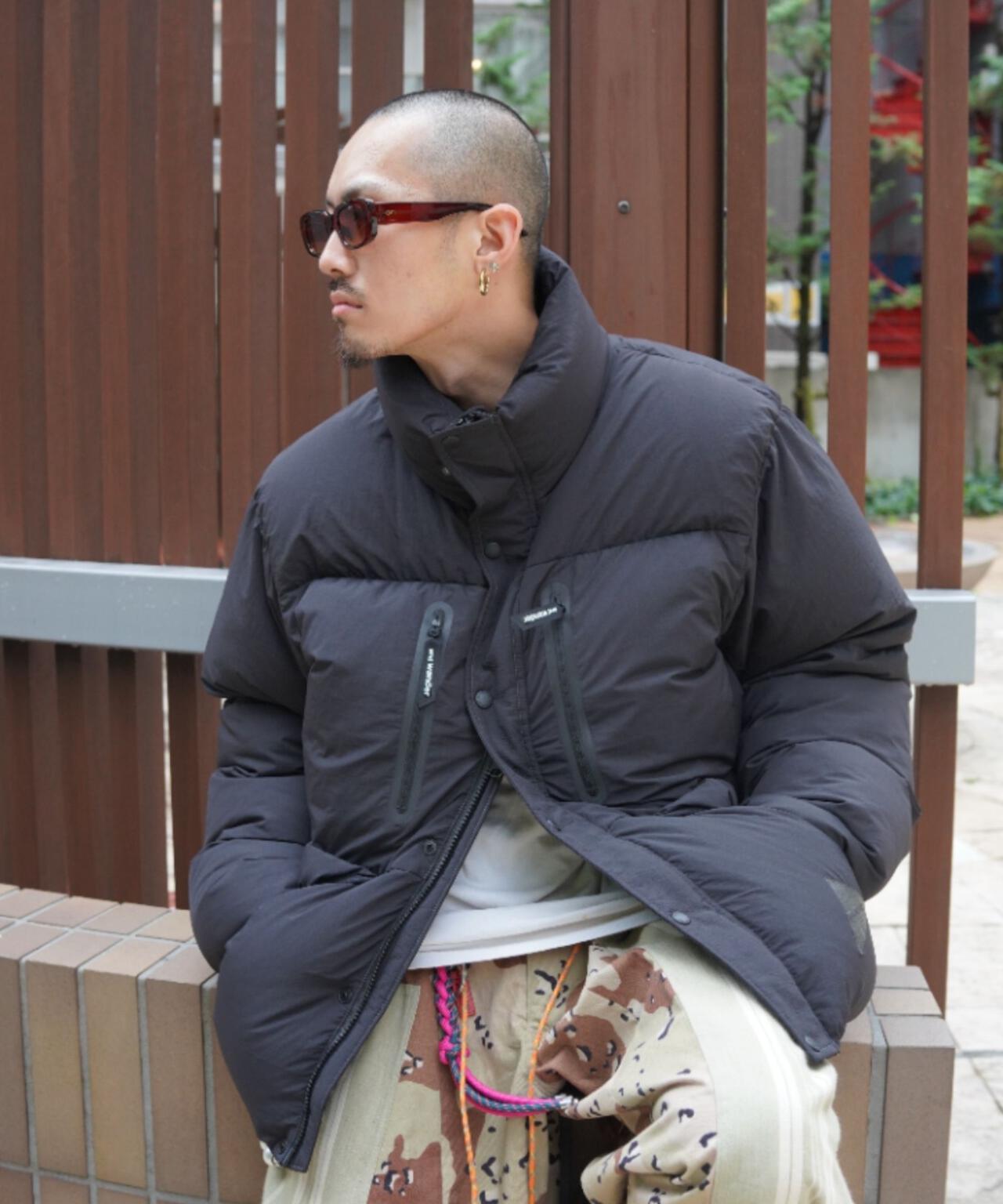 and wander/アンドワンダー puffer down jacket パファーダウンジャケット