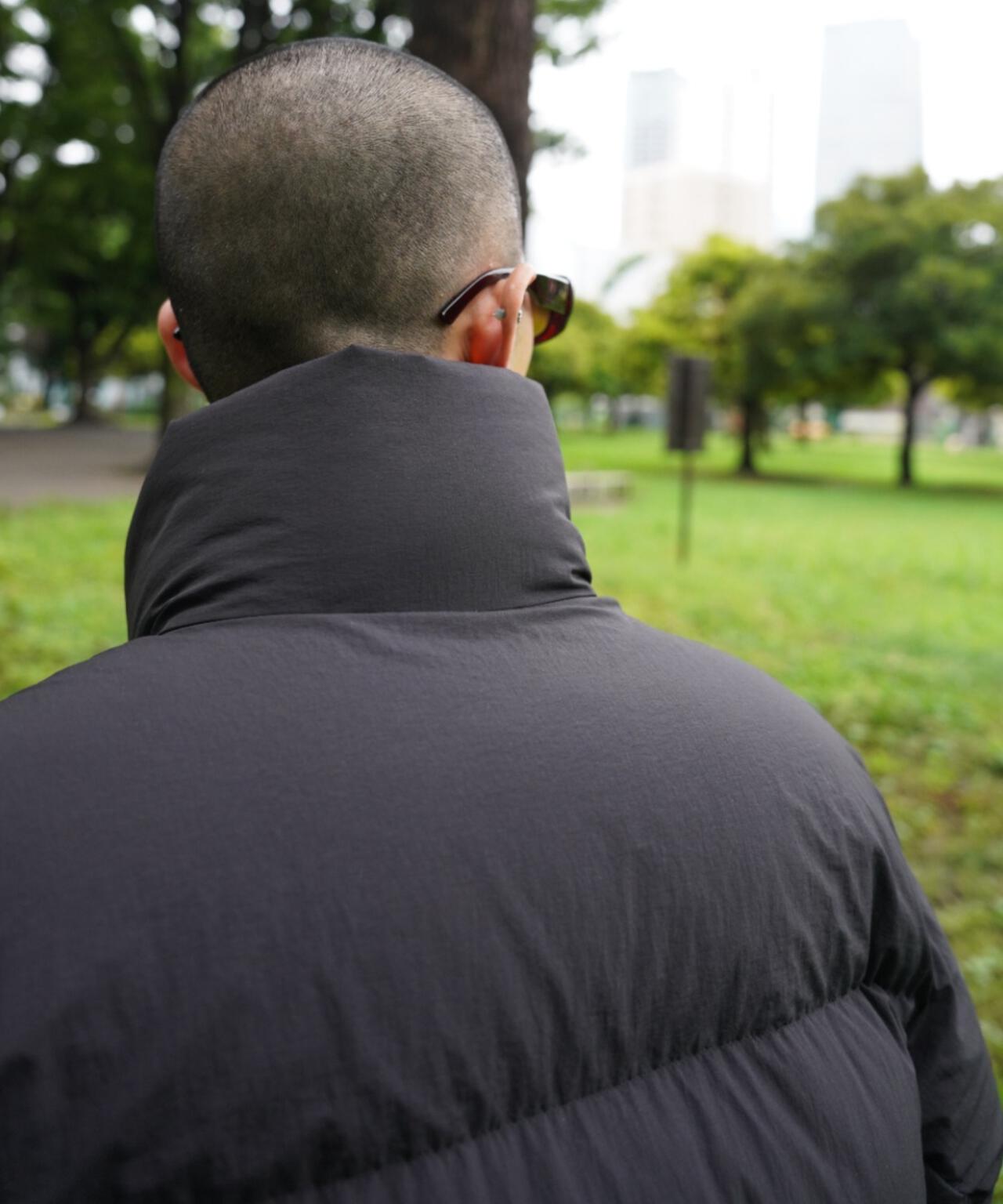 and wander/アンドワンダー puffer down jacket パファーダウンジャケット
