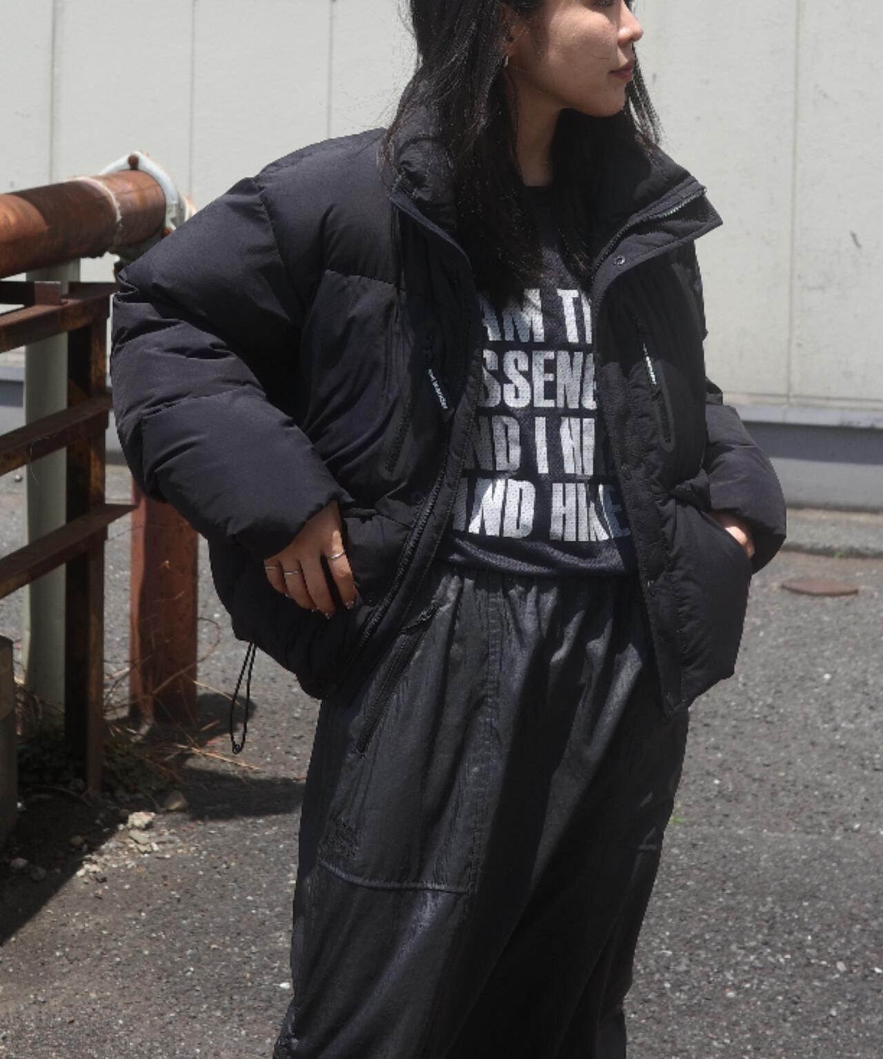 and wander/アンドワンダー puffer down jacket パファーダウンジャケット