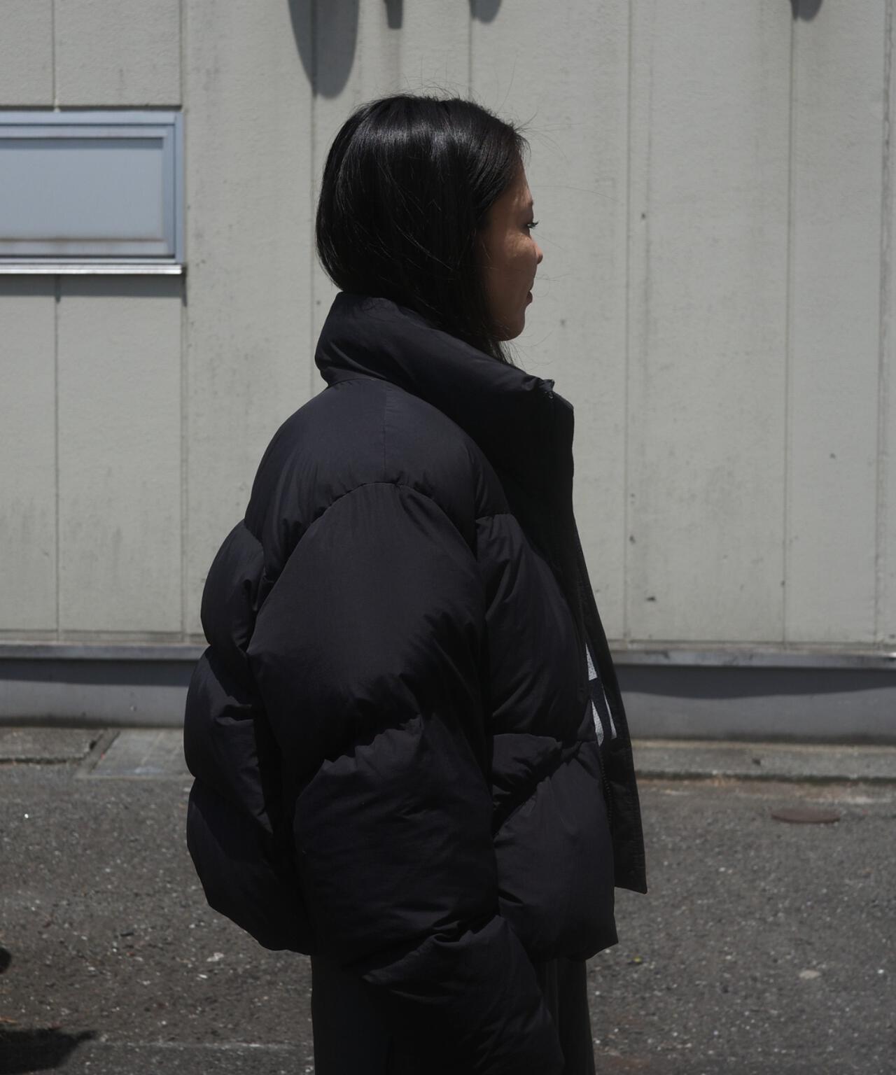 and wander/アンドワンダー puffer down jacket パファーダウンジャケット