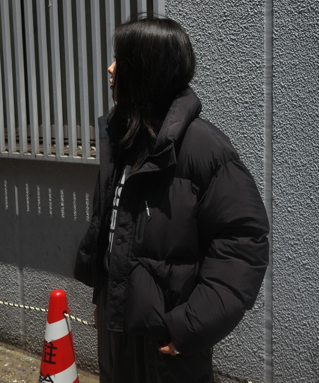 and wander/アンドワンダー puffer down jacket パファーダウンジャケット