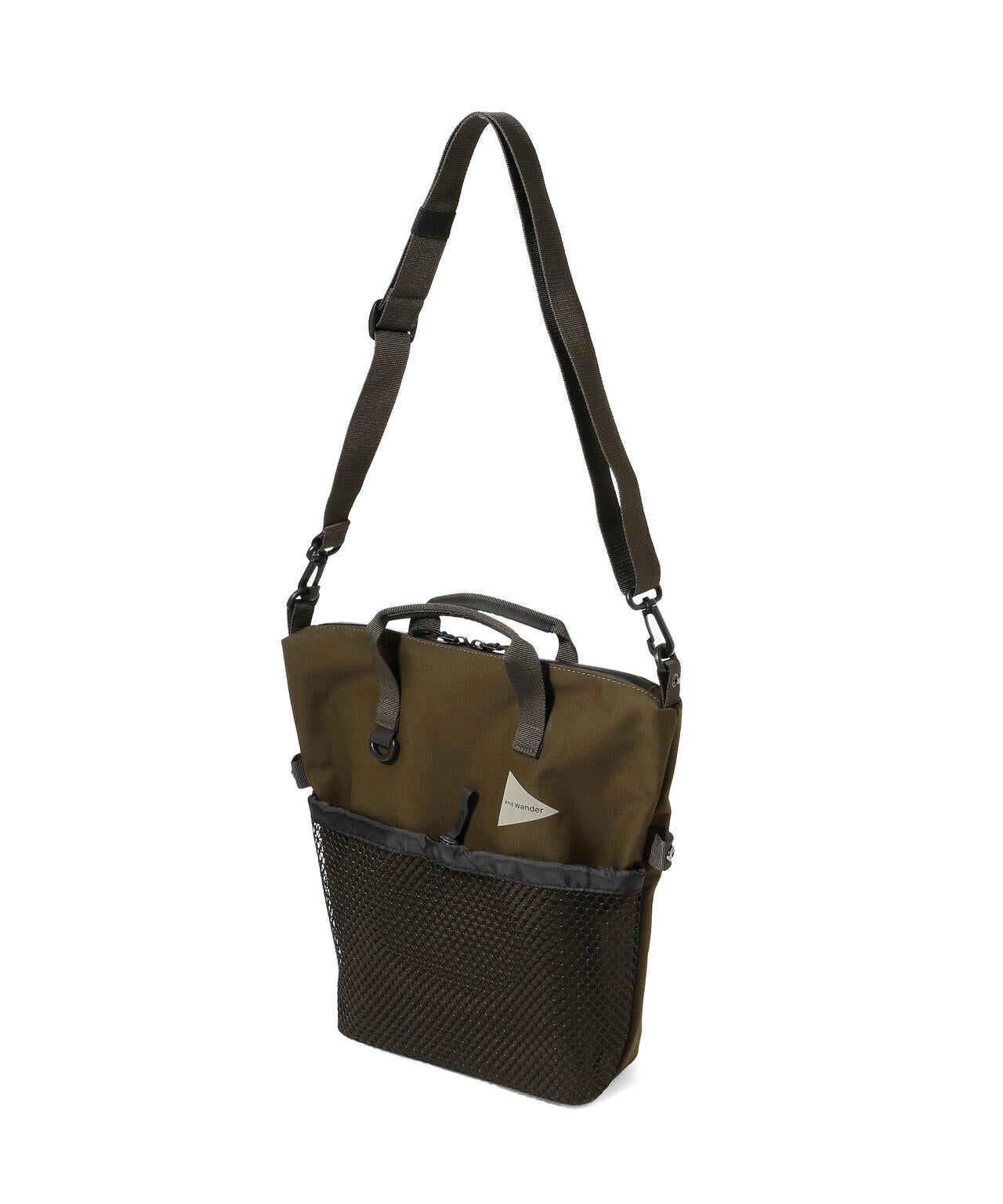 and wander/アンドワンダー PE/CO 2way bag