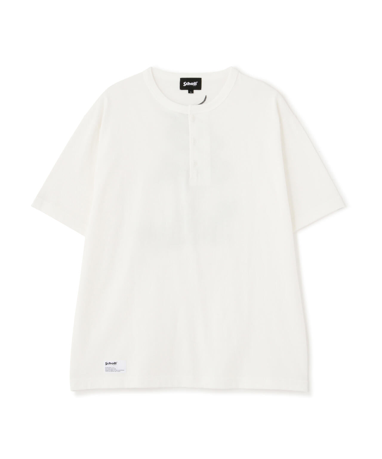 HENLEY TーSHIRT "CREST DRAGON EMB"/刺繍ヘンリーTシャツ "クレスト ドラゴン"