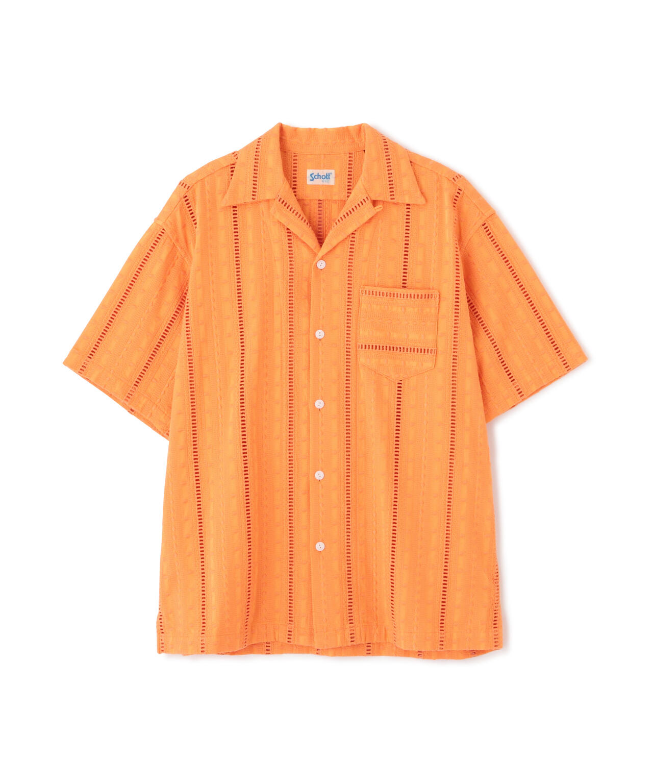 CR SHIRT EMBROIDERY/コットン レーヨン 刺繍シャツ