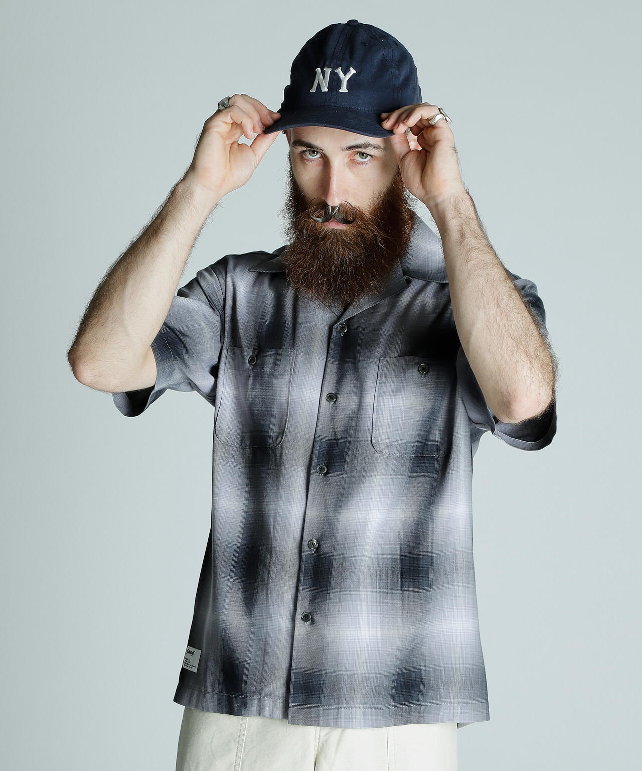 OMBRE SS SHIRT/オンブレ SSシャツ