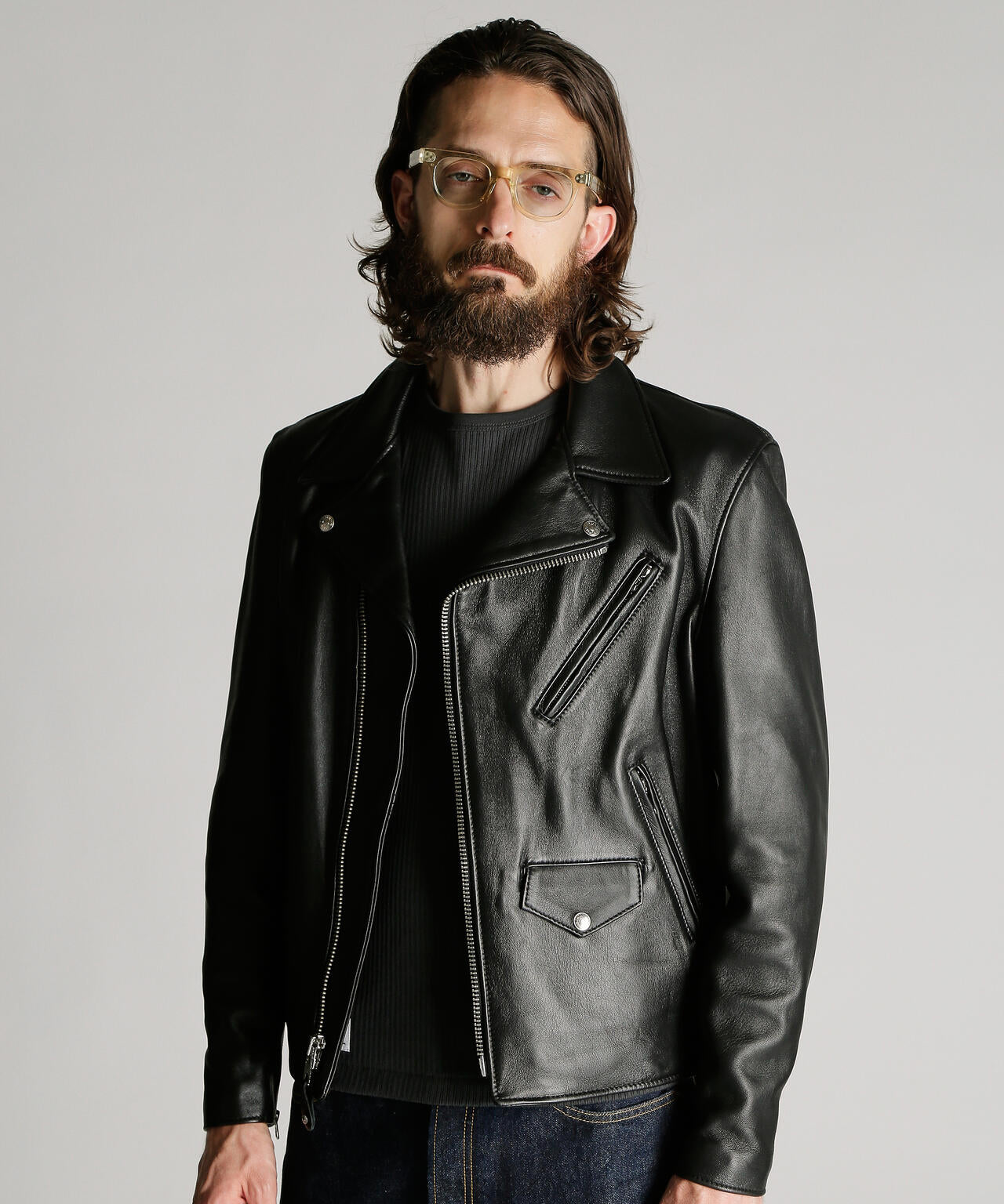 228US LAMB RIDERS JACKET/ラム ライダース