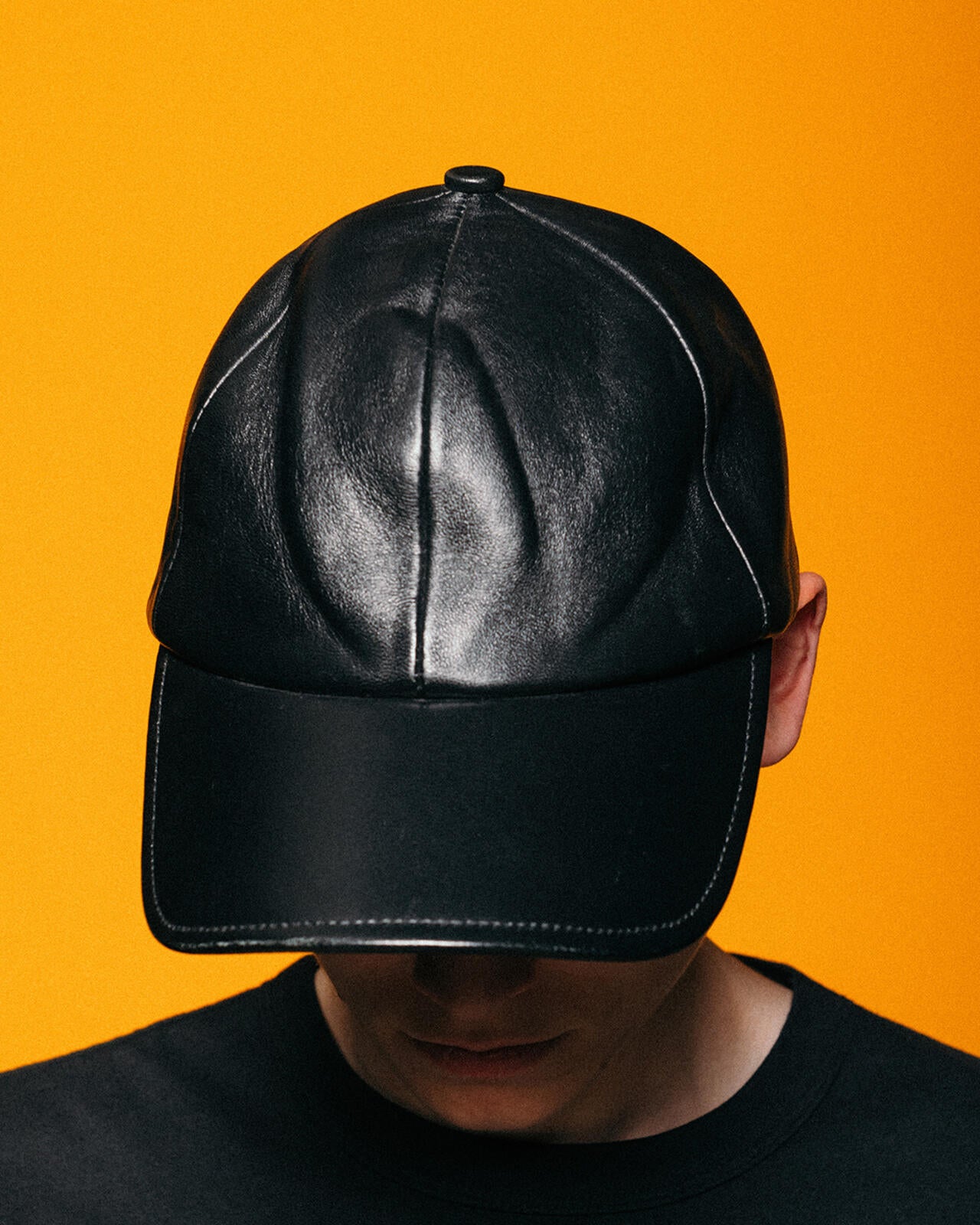 LEATHER B.B CAP/レザー ベースボールキャップ