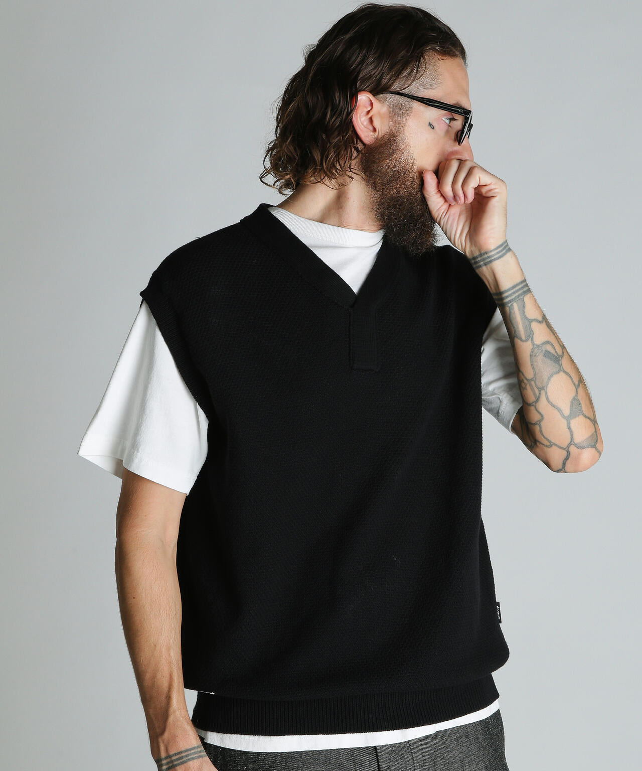 B.S. KNIT VEST/ブラックシープ ニットベスト
