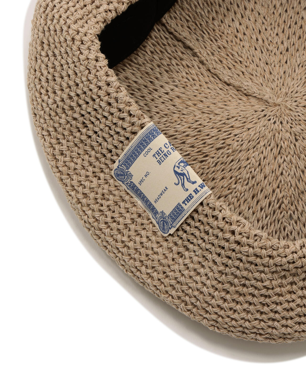 THE H.W.DOG&CO./ザエイチダブリュードッグアンドコー/HONEYCOMB BERET/ハニカム ベレー帽