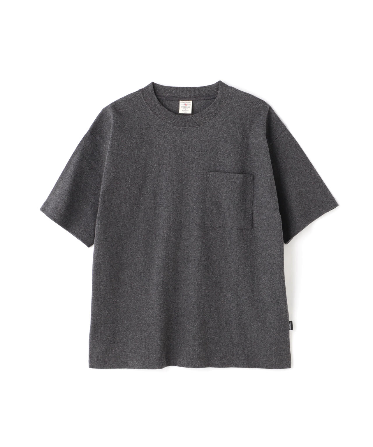 《DAILY/デイリー》S/S RIB LOOSE FIT T-SHIRT/リブ ルーズフィット 半袖 Tシャツ /