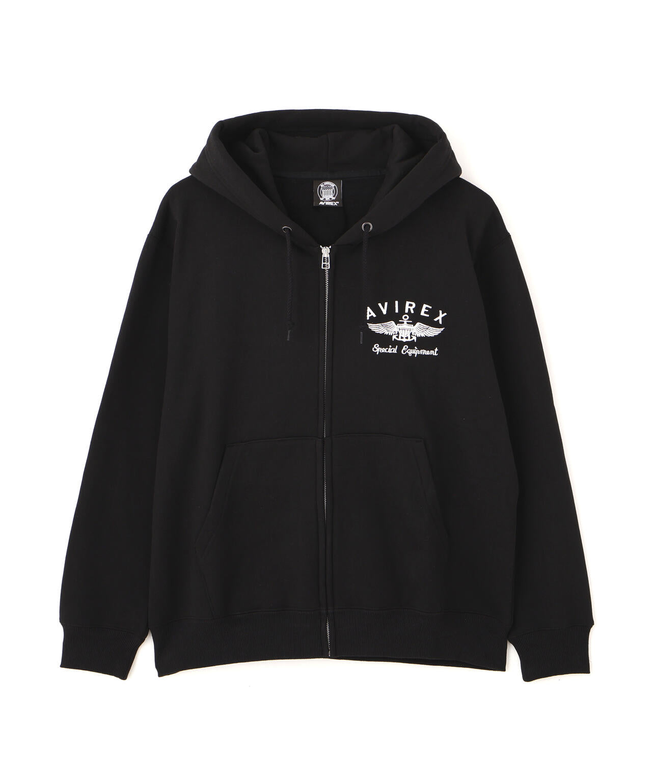VARSITY LOGO SWEAT ZIP UP PARKA /バーシティ ロゴ スウェット ジップアップ パーカー