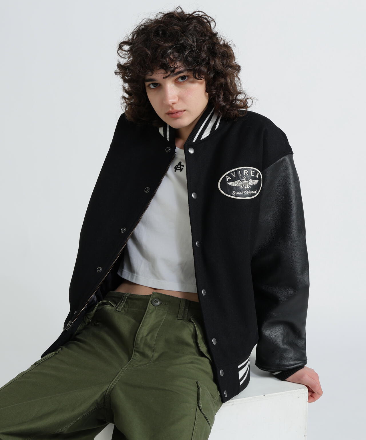 L-STADIUM JKT SIGNATURE LOGO/スタジアムジャケット シグネチャーロゴ