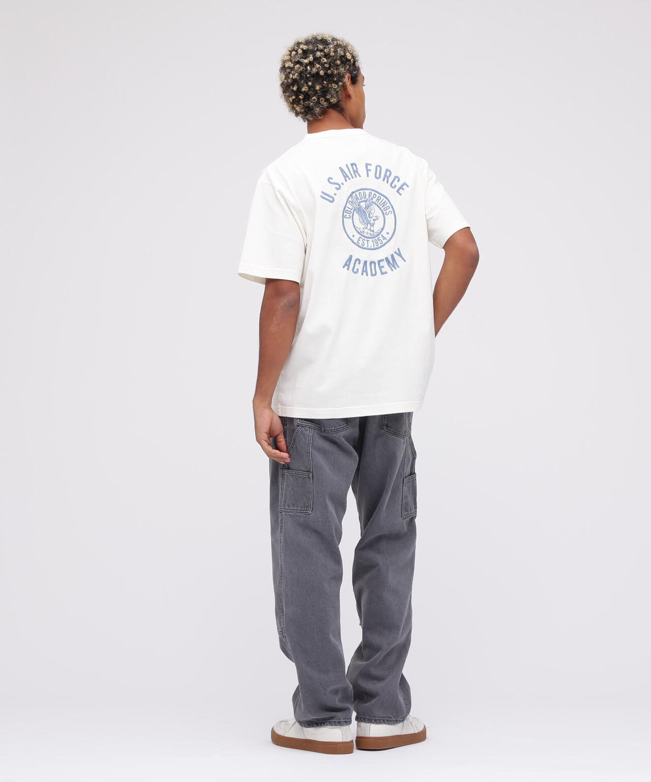《直営店限定》DOUBLE KNEE DENIM PANTS / ダブルニー デニムパンツ / AVIREX / アヴィレックス