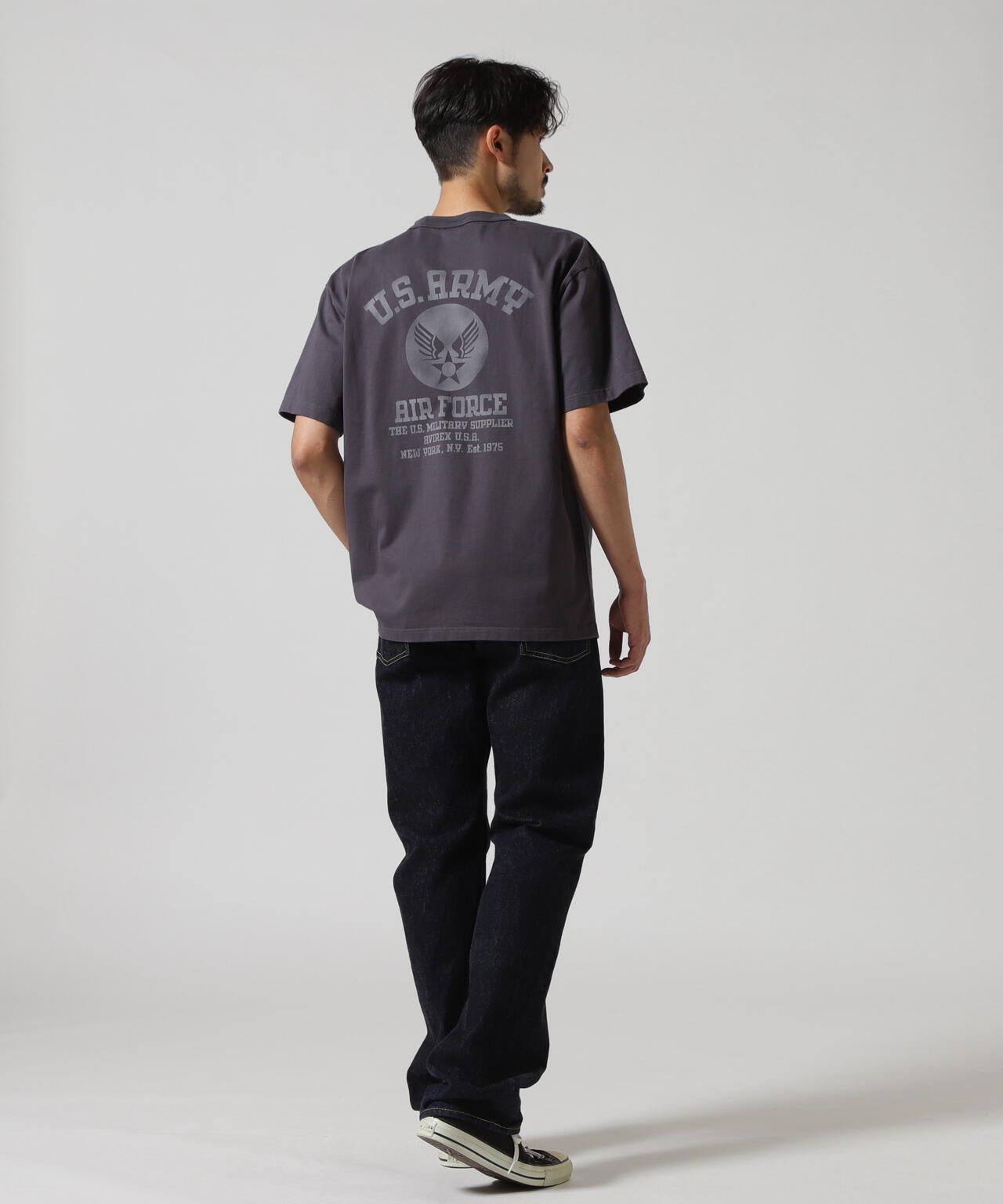 MIL. STENCIL T-SHIRT US ARMY AIR FORCE / ステンシル 半袖Tシャツ アーミー エアフォース