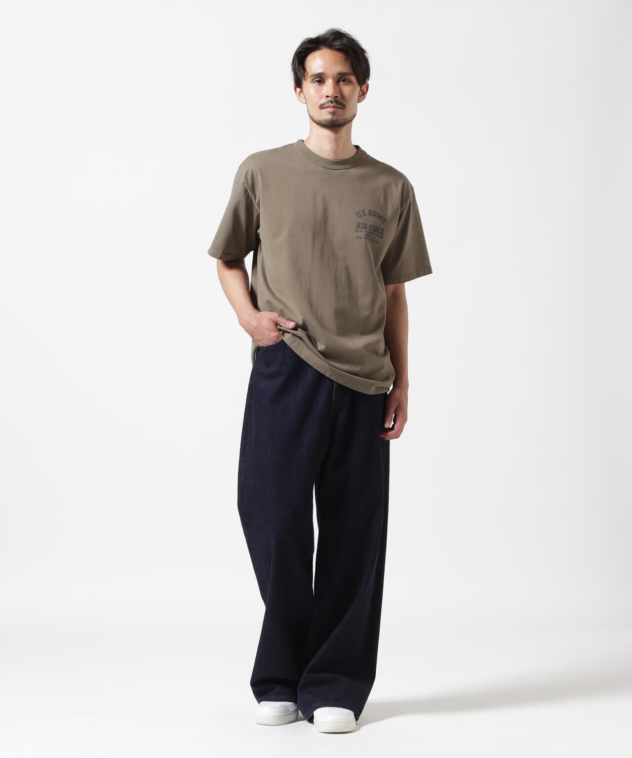 MIL. STENCIL T-SHIRT US ARMY AIR FORCE / ステンシル 半袖Tシャツ アーミー エアフォース