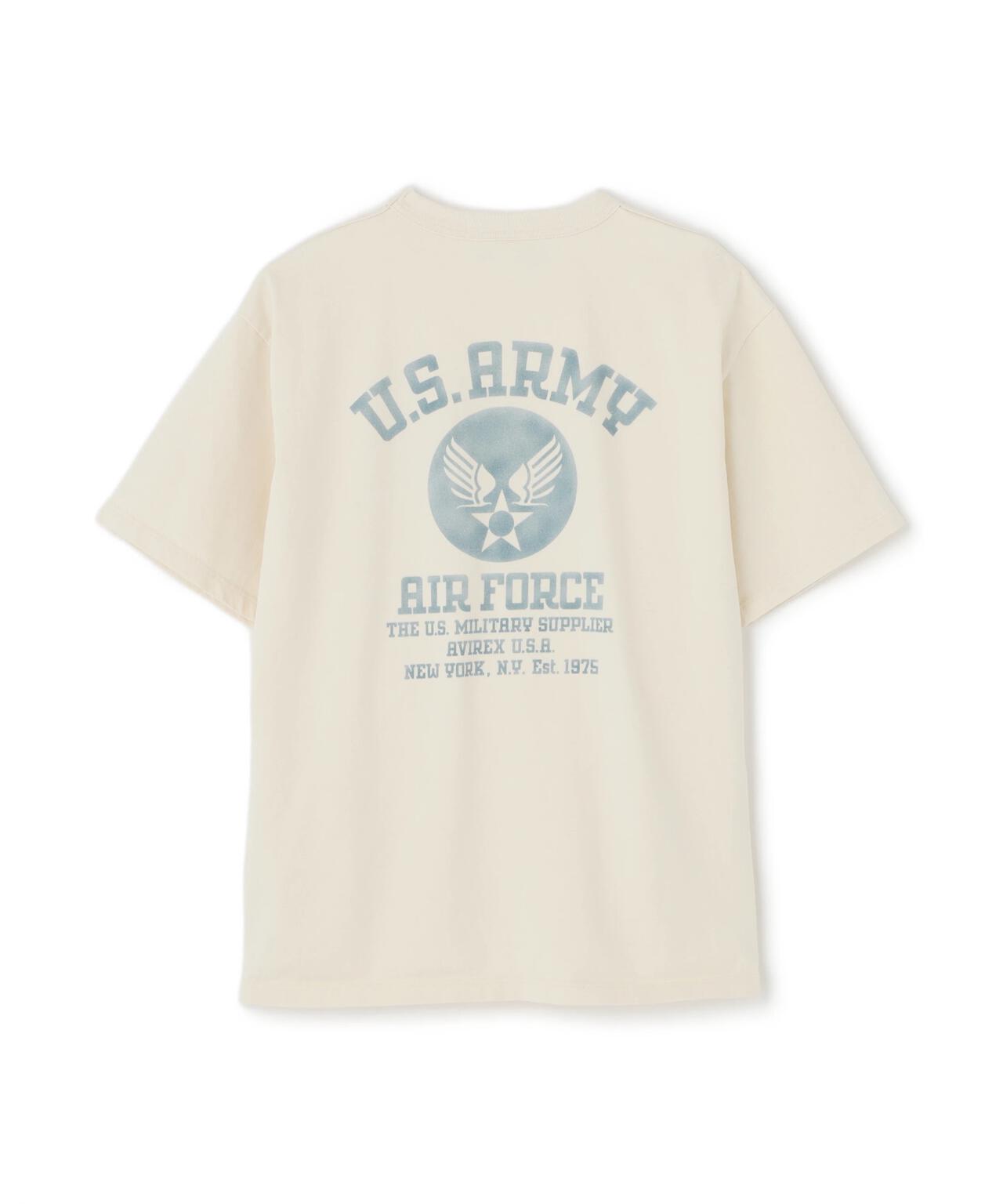 MIL. STENCIL T-SHIRT US ARMY AIR FORCE / ステンシル 半袖Tシャツ アーミー エアフォース