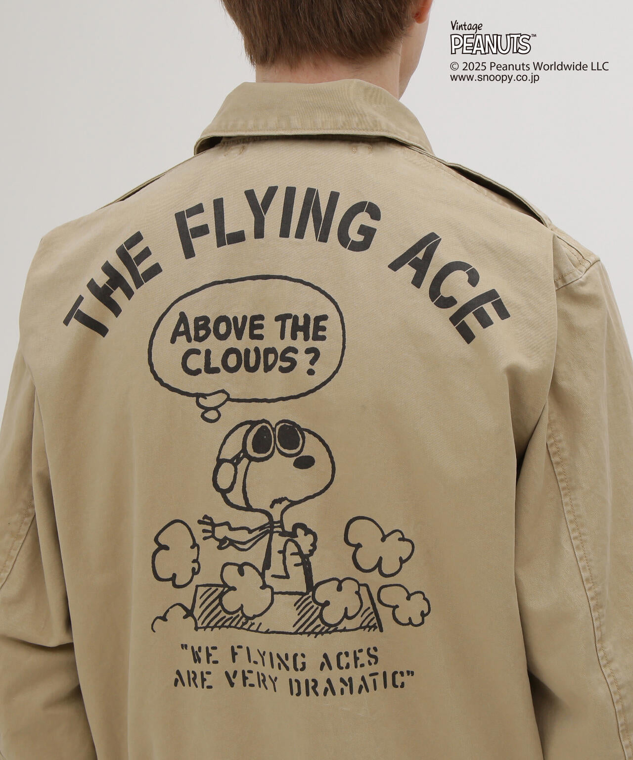 《AVIREX × PEANUTS》COTTON A-2 ”FLYING ACE”