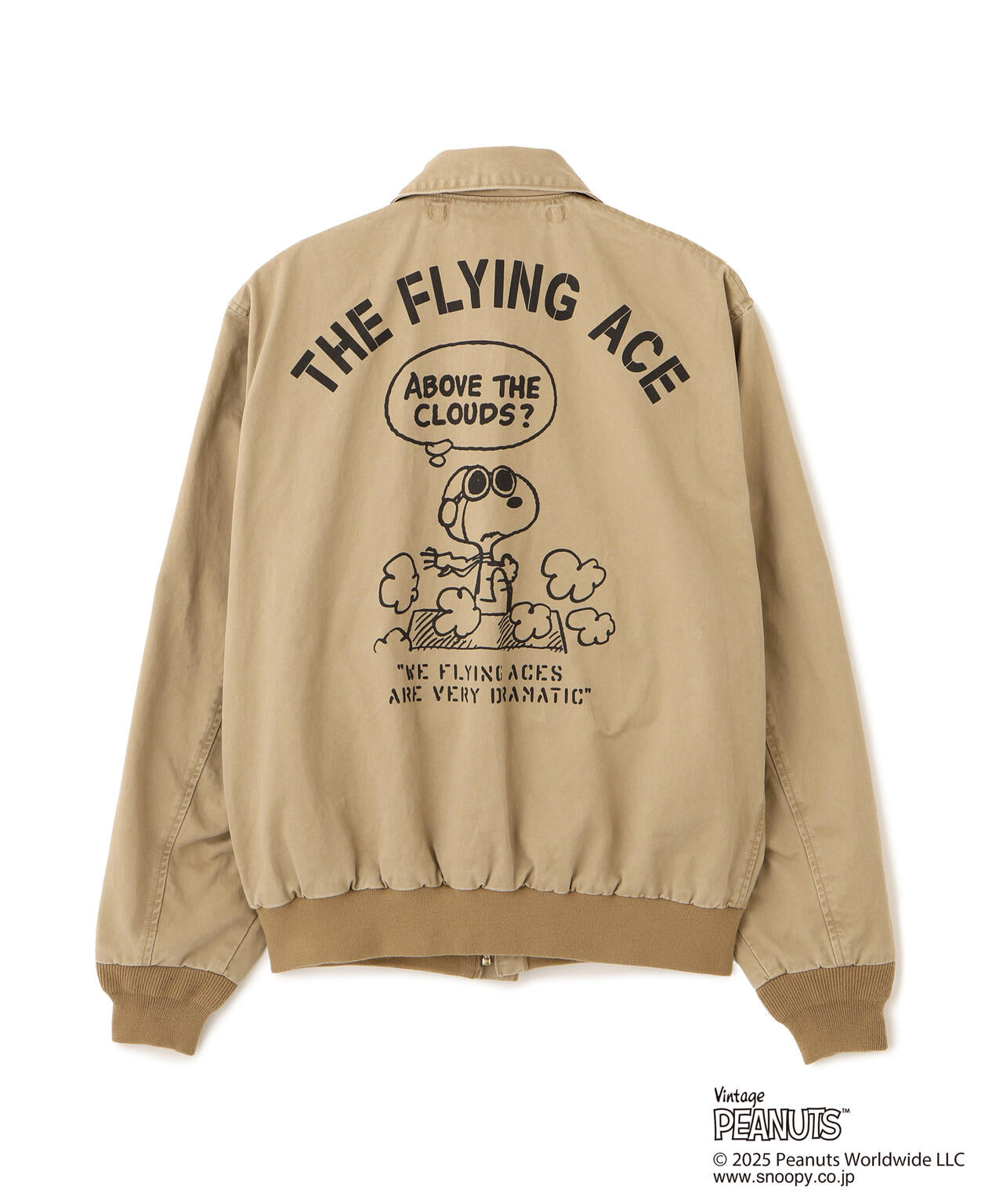 《AVIREX × PEANUTS》COTTON A-2 ”FLYING ACE”