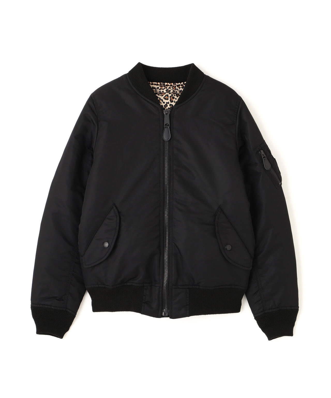 《WOMAN》LEOPARD LOGO MA-1