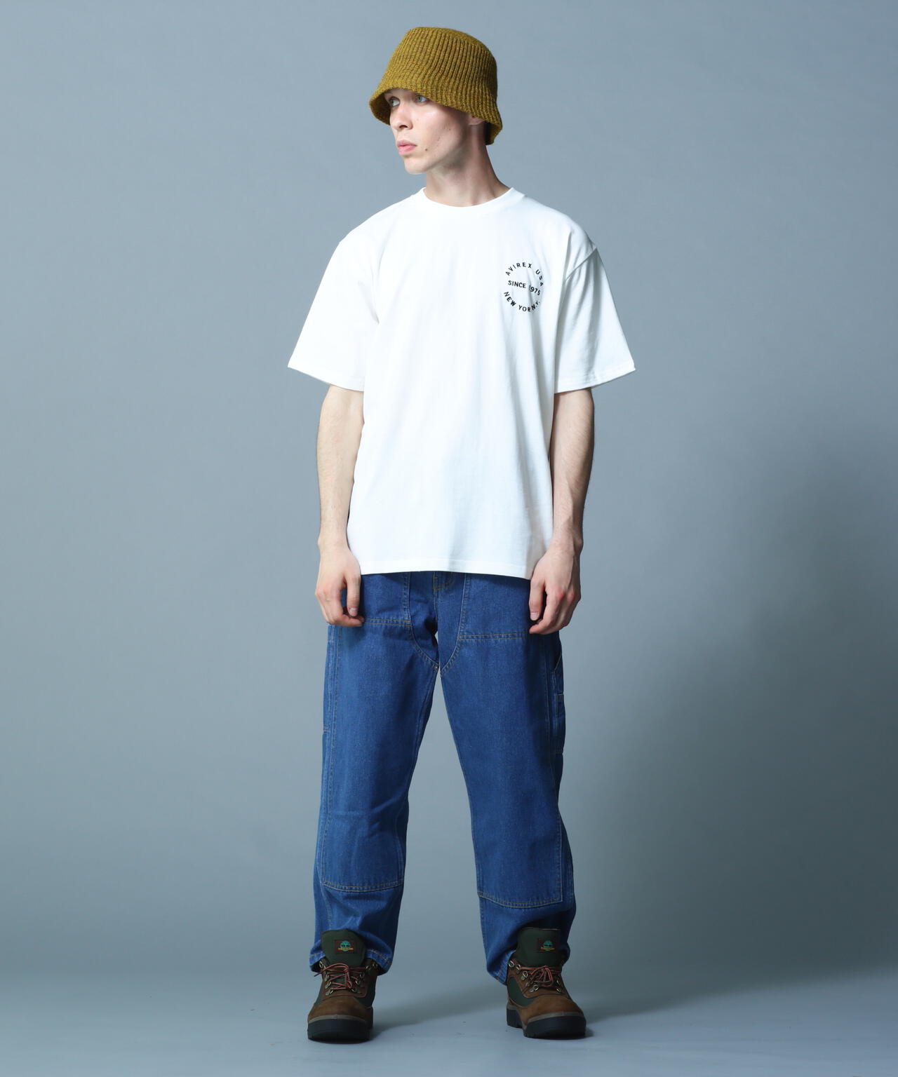 H178cm C82cm W 69cm H 86cm 着用サイズ:L