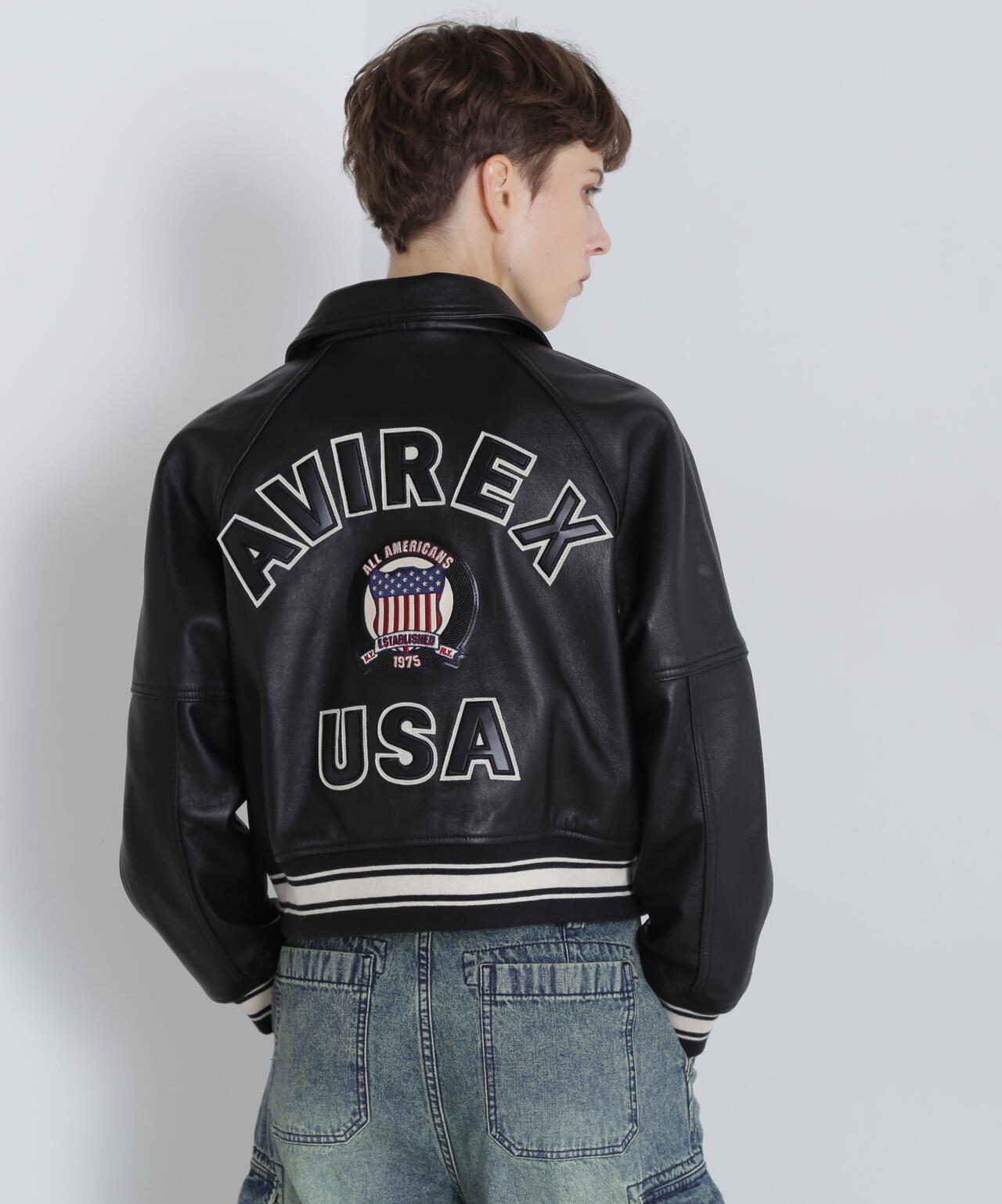 《WOMAN/直営店限定》LIGHT SIGNATURE VARSITY JACKET