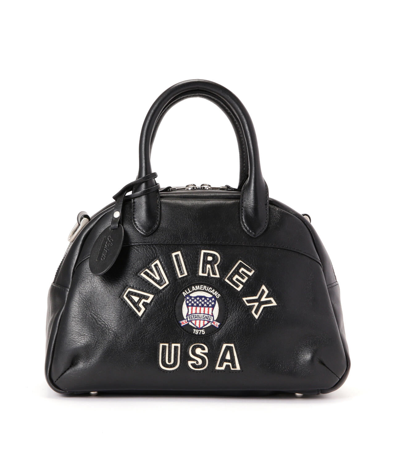 《直営店限定》VARSITY LEATHER MINI-BOSTON BAG / AVX5625