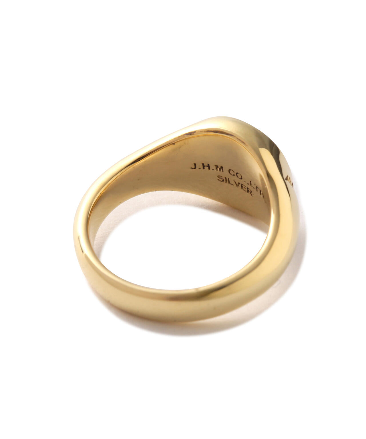 《AVIREXby J.H.M CO.,LTD. 》"VARSITY" SIGNATURE RING GOLD PLATED /