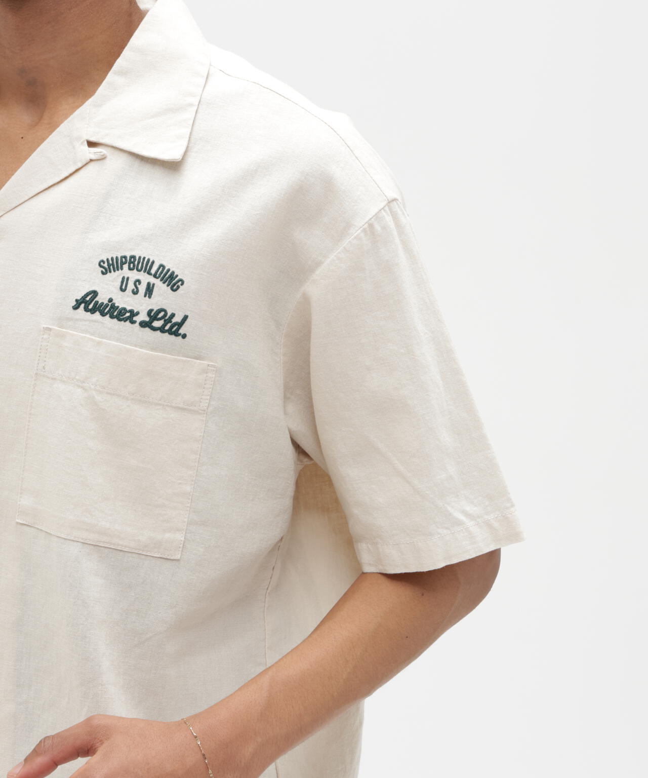 LINEN-COTTON S/S SHIRT ”Brooklyn”