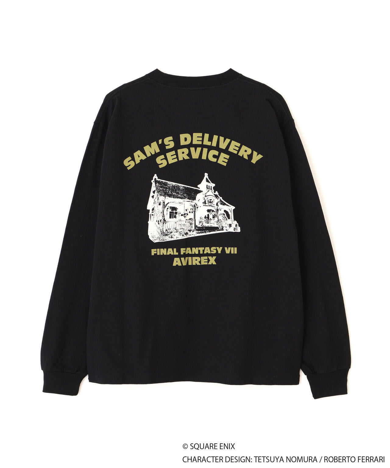 《AVIREX × FINAL FANTASY VII REMAKE》L/S T-SHIRT ”SAM'S DELIVERYSERVICE”