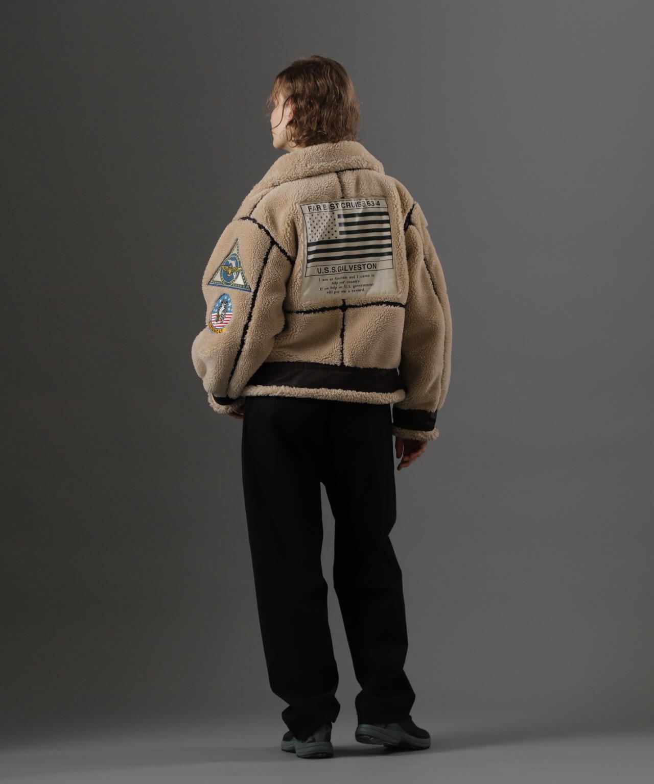 《WOMAN》RETORO BOA B-3 TOPGUN