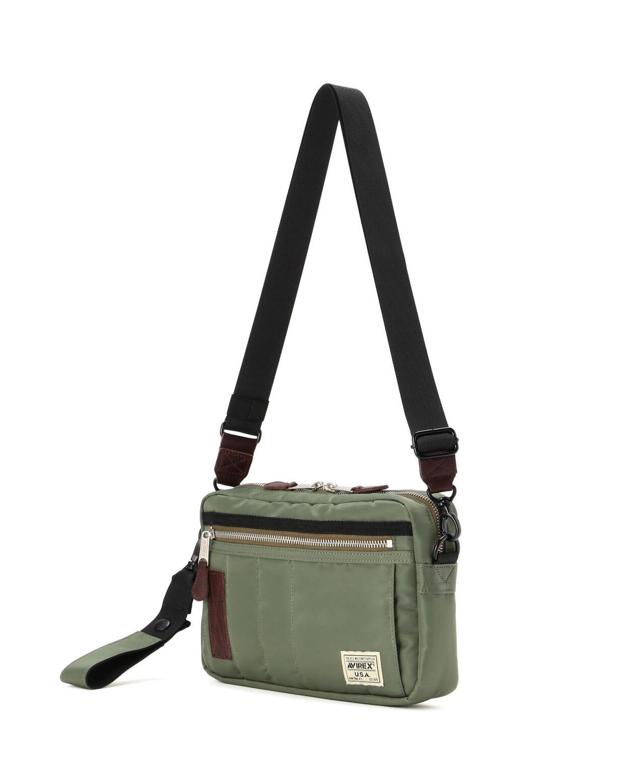 FLIGHT NYLON ”BOX SHOULDER BAG”