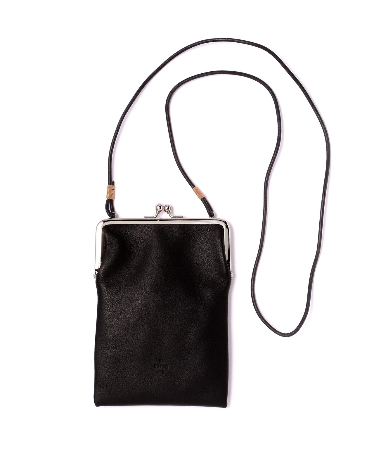 【20/80】トゥエンティーエイティー/SHRINK LEATHER GAMAGUCHI SQUARE SHOULDER BAG/バッグ