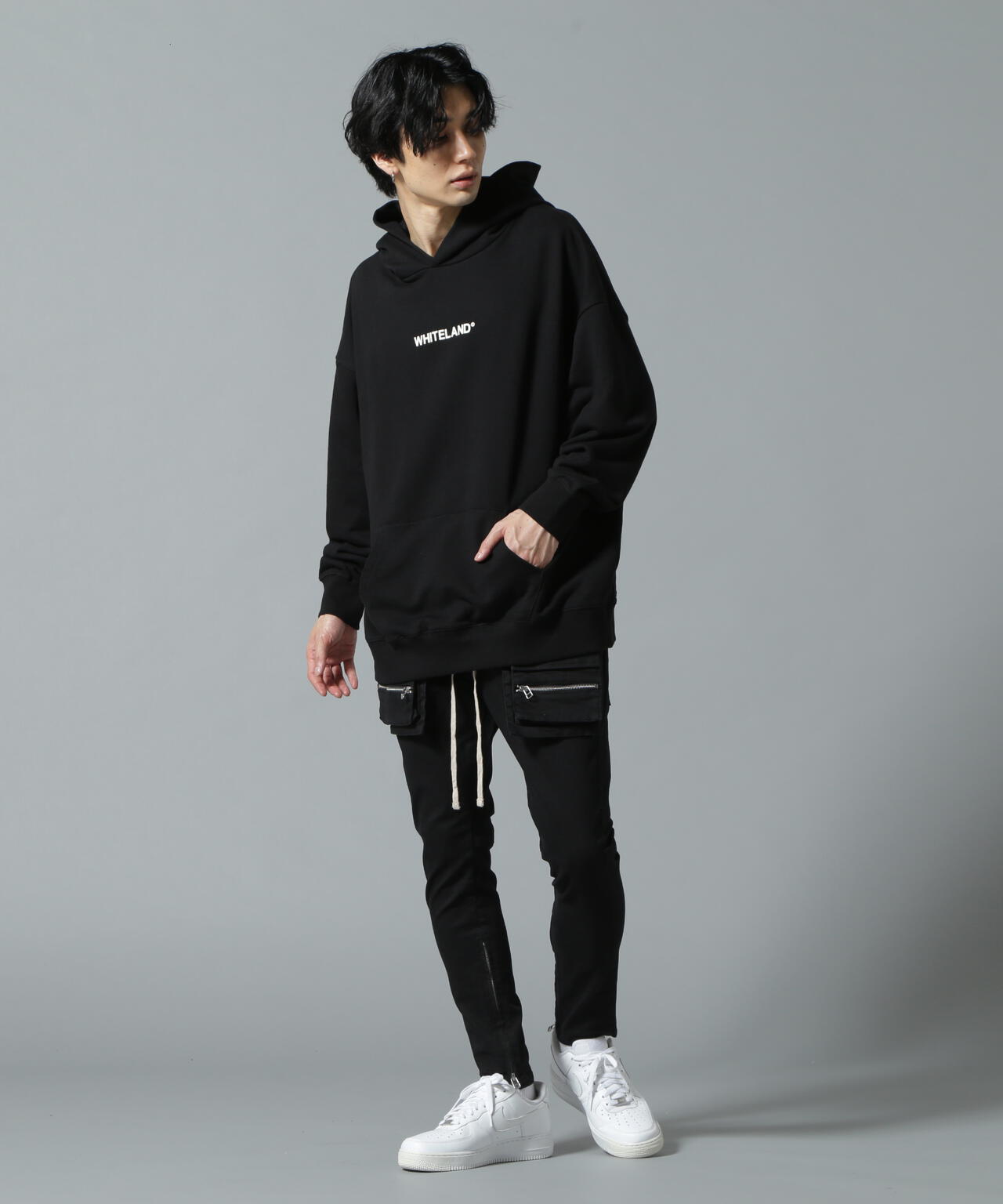 【WEB&DEPOT限定】WHITELAND/ホワイトランド/LOGO SWT HOODIE/ロゴ