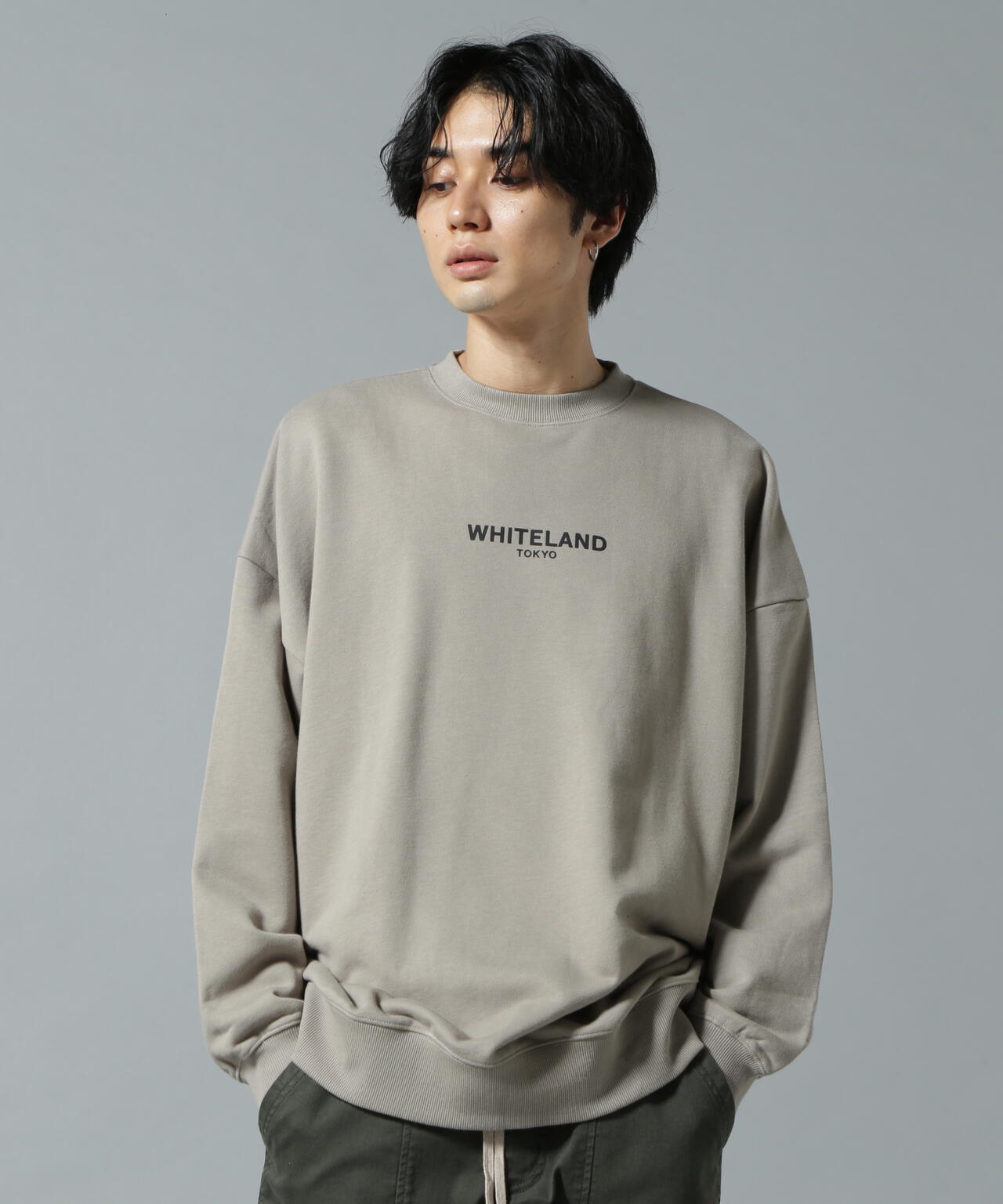 【WEB&DEPOT限定】WHITELAND/ホワイトランド/TOKYO SWT CN/クルーネック