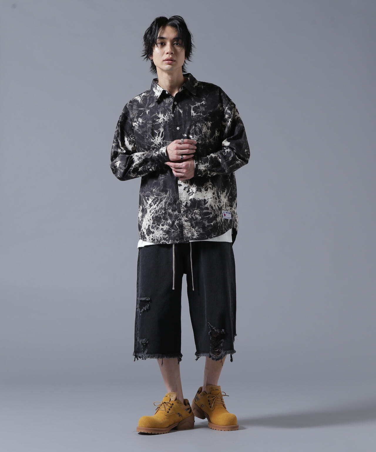 【WEB&DEPOT限定】DankeSchon/ダンケシェーン/TIE DYE LONG SHIRTS